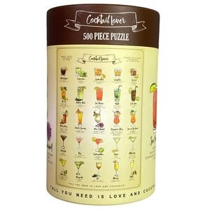 Cocktail Lover Puzzle 500 Piece and Poster 10+ NEW
